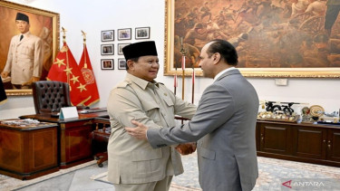 Presiden Prabowo Subianto menerima Wakil Perdana Menteri Qatar Sheikh Saoud bin Abdulrahman bin Hassan bin Ali Al-Thani
