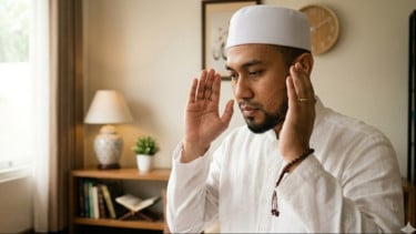Ilustrasi melakukan Shalat Dhuha