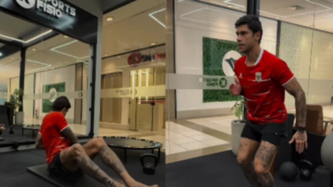 Ciro Alves Menggunakan Jersey Timnas Indonesia
