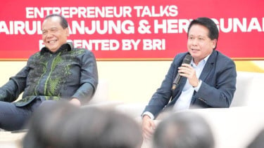 Direktur Utama BRI Hery Gunardi (Kanan).
