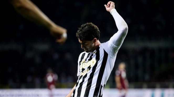 Dusan Vlahovic ketika memperkuat Juventus