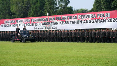 Penutupan pendidikan dan pelantikan perwira Polri SIP