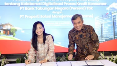 Kerja sama BTN dan Pinhome.