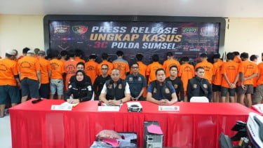 Polda Sumatera Selatan mengungkap ratusan kasus kejahatan jalanan sepanjang Mei 2026