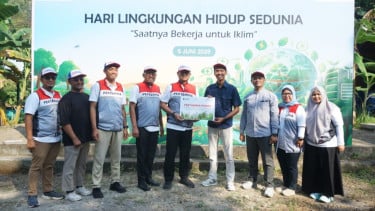 Pertamina Tanam Pohon di Desa Guwosari, Bantul Yogyakarta