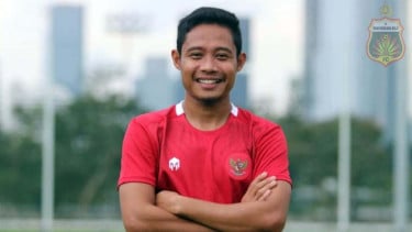 Mantan kapten Timnas Indonesia U-19 Evan Dimas