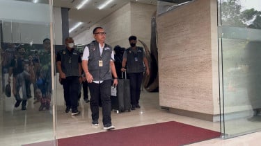 Penggeledahan di kantor PT Wijaya Karya Tbk. (WIKA) di Jakarta Timur