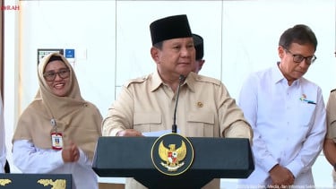 Presiden RI Prabowo Subianto meresmikan RSUD di Krui, Lampung