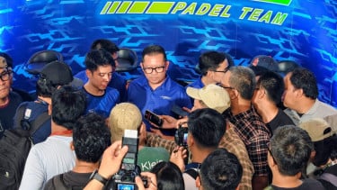 Ketua ASC Padel Team, Ali Harsya dan Ketua ASC, Imamuddin