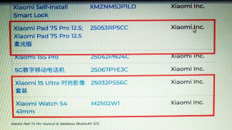 Xiaomi Pad 7S Pro tercatat di database Bluetooth SIG.
