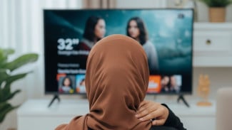 Ilustrasi smart tv 32 inch, 1. Xiaomi Google TV A32 – Smart TV Terbaik di Kelasnya, 2. Changhong L32M91 – Full HD Murah dengan Kualitas Memuaskan, 3. Hisense HD11 Smart TV – Suara Bioskop di Layar Kompak, 4. Aqua AQT32K701A – Juara Konektivitas untuk Pengguna Gadget, 5. TCL QLED 32V5CH – Teknologi Premium di Ukuran Kompak