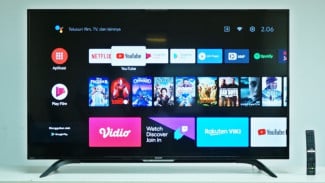 Tampilan Android TV, 1. Google Chromecast with Google TV (4K), 2. Xiaomi Mi Box S 4K (2nd Gen), 3. Xiaomi Mi TV Stick 4K, 4. Transvision Xstream Seru, 5. Vision+ TV Box, 6. NVIDIA Shield TV Pro, 7. Realme 4K Smart Google TV Stick