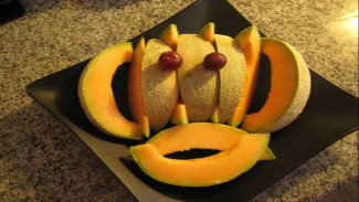Buah melon.