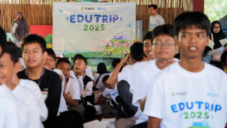 Edu Trip yang digelar Finex dan Human Initiative.