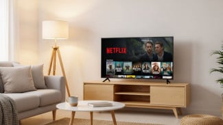 Ilustrasi smart tv 32 inch, 1. Xiaomi Google TV A32 – Smart TV Paling Lengkap di Kelasnya, 2. Changhong L32M91 – Full HD Terjangkau, Hemat Daya dan Awet, 3. Hisense HD11 Smart TV – Suara Bioskop di Ukuran Kompak, 4. Aqua AQT32K701A – Juara Konektivitas untuk Pengguna Mobile, 5. TCL QLED 32V5CH – Teknologi QLED di Ukuran Mini