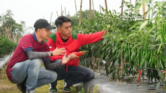 Petani milenial.