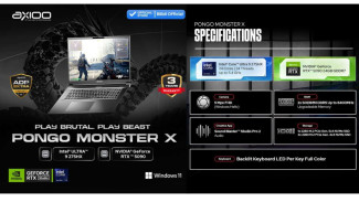 Axioo Pongo Monster X, Axioo Pongo Monster X, Desain dan Konstruksi: Bodi Kokoh, Bobot Brutal, Performa Otak Cerdas: Intel Core Ultra 9, Grafis Brutal: RTX 5090 Blackwell, RAM Super Fleksibel hingga 192 GB, Penyimpanan Masif dengan Slot Ekstra, Layar Spektakuler untuk Gaming dan Editing, Kekurangan yang Harus Dipertimbangkan, Harga, Garansi, dan Nilai Jual