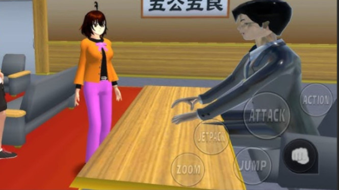 Boss Pajak di Sakura School Simulator