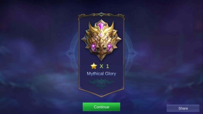 Rank Mythic Mobile Legends