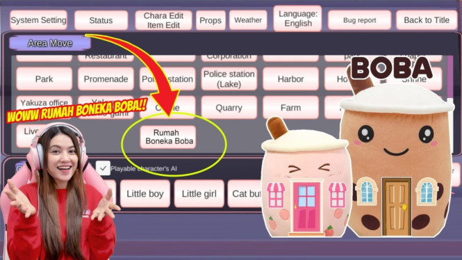Rumah Boba di Sakura School Simulator, 1. Persiapan Awal: Karakter &amp; Lokasi, 2. Masuk ke Mode Build, 3. Bangun Manual, Lebih Personal!, 4. Tambahkan Aksesori agar Makin Hidup, 5. Alternatif Cepat: Pakai ID Props, 6. Ide Desain Tambahan untuk Rumah Boba, 7. Tips Tambahan biar Rumah Makin Keren