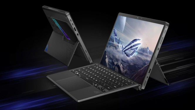 Laptop ASUS ROG Flow Z13 (GZ302), AMD Ryzen™ AI MAX+ 395: Prosesor AI Siap Masa Depan, Radeon 8060S: IGP Terkencang di Laptop Windows, RAM dan Penyimpanan: Quad Channel Super Cepat, Layar 2.5K 180 Hz dan Konektivitas Kekinian, Baterai dan Portabilitas: Fleksibel dan Ringan, Siap Gaming dan AI Masa Depan