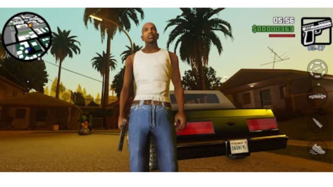 GTA SA di HP, 1. Pilih Cara Main: Versi Resmi vs Emulator, 2. Cara Main GTA San Andreas Versi Resmi, 3. Cara Main GTA San Andreas Menggunakan Emulator, 4. Kontrol dan Pengaturan Tambahan, 5. Perbedaan Fitur Versi Mobile dan Konsol