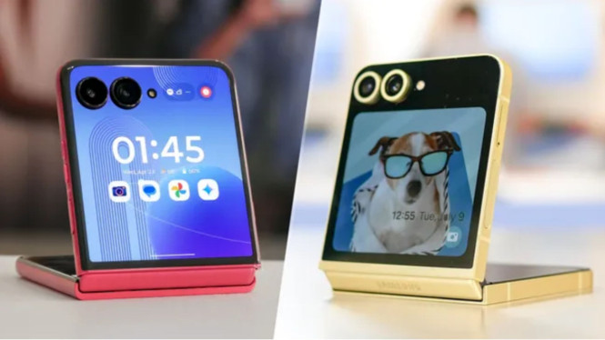 Motorola Razr Ultra dan Galaxy Z Flip 7, 1. Harga Lebih Terjangkau, 2. Fitur AI Samsung Jauh Lebih Lengkap, 3. Gratis 6 Bulan Gemini Advanced, 4. Desain Lebih Tipis dan Lebih Ringan, 5. Layar Luar Lebih Besar, 6. Dukungan Software Lebih Lama, 7. Bisa Dipakai Seperti PC Lewat Samsung DeX