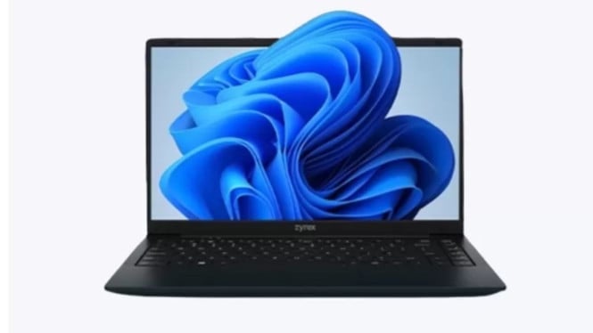 Laptop Zyrex Blaze, Desain Minimalis dan Bobot Ringan, Performa Gahar dengan Intel Core i5-12450H, RAM 16GB dan SSD Kencang, Layar IPS Full HD yang Lega, Konektivitas Lengkap Termasuk USB-C, Keyboard Nyaman dan Ada Tombol Copilot, Baterai Cukup Tahan untuk Aktivitas Seharian
