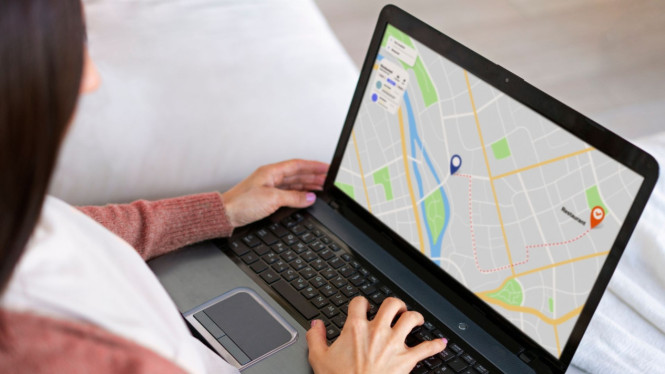 Ilustrasi Google Maps