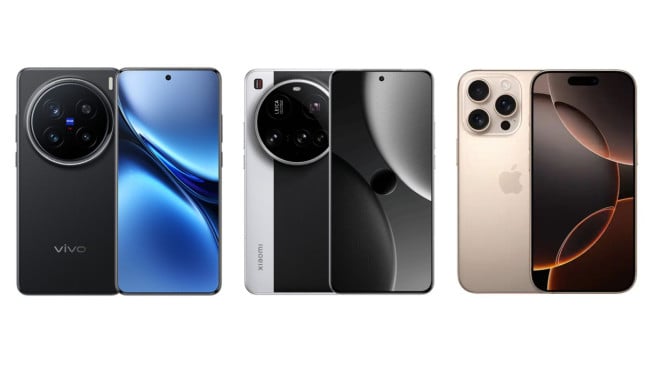Vivo X200 Pro, Xiaomi 15 Ultra dan iPhone 16 Pro, 1. Google Pixel 9 Pro XL – Raja Kamera HP yang Konsisten di Segala Kondisi, 2. Xiaomi 15 Ultra – Kamera Premium yang Mampu Zoom Sampai 120x, 3. Google Pixel 9a – Kamera Terbaik di Kelas Menengah, 4. vivo X200 Pro – Zoom Gila-gilaan dengan Resolusi 200 MP, 5. OnePlus 13 – Juaranya Selfie dan Kamera Depan, 6. Apple iPhone 16 Pro – Performa Kamera Paling Seimbang