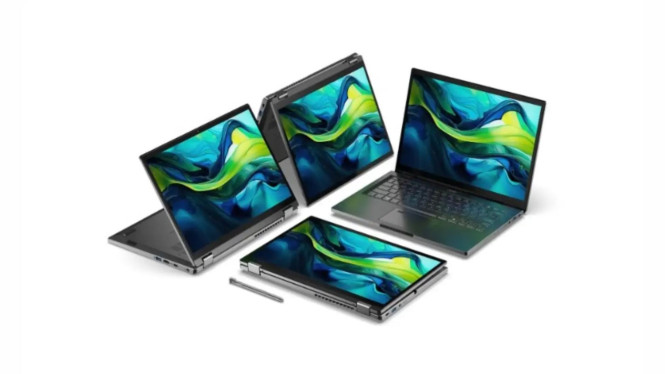 Laptop Acer Aspire Spin 14 (2024), 1. Desain dan Kenyamanan Penggunaan, 2. Layar Sentuh WUXGA dengan Stylus Presisi, 3. Performa Cepat Berkat Intel Core 7 dan AI Engine, 4. Kamera dan Audio Canggih, 5. Konektivitas Modern dan Lengkap, 6. Baterai Tahan Lama, Siap Temani Seharian