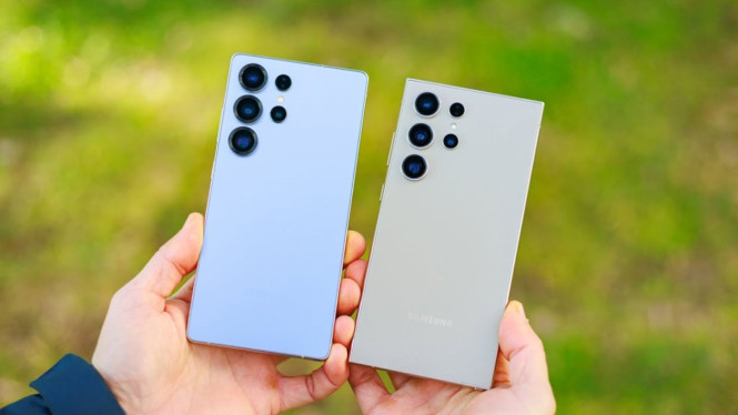Samsung Galaxy S25 Ultra dan Galaxy S24 Ultra