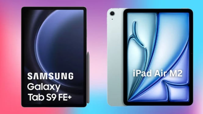 Galaxy Tab S9 FE+ vs iPad Air M2, 1. Performa: Exynos vs Apple Silicon, 2. Layar dan Desain: AMOLED vs Liquid Retina, 3. Stylus: S Pen vs Apple Pencil, 4. Baterai dan Daya Tahan, 5. Fitur Produktivitas