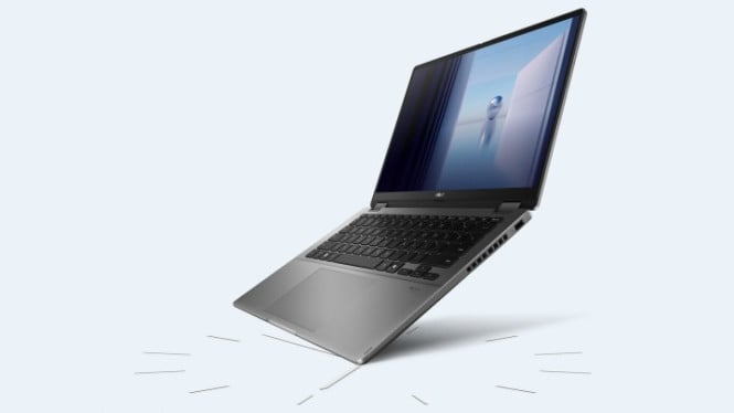ASUS Vivobook 14 Flip TP3407SA, Desain Convertible Fleksibel, Performa Harian yang Lancar, Layar Sentuh Full HD, Port Lengkap dan Modern, Fitur Keamanan dan User Experience