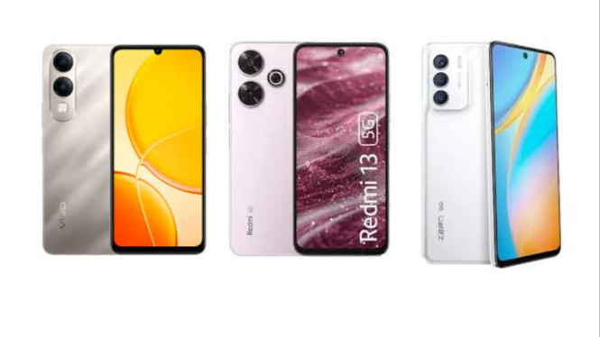 Vivo Y19 5G vs Redmi 13 5G vs Infinix Zero 5G, Desain dan Layar, Performa dan Dapur Pacu, Baterai dan Pengisian Daya, Kamera dan Fitur AI