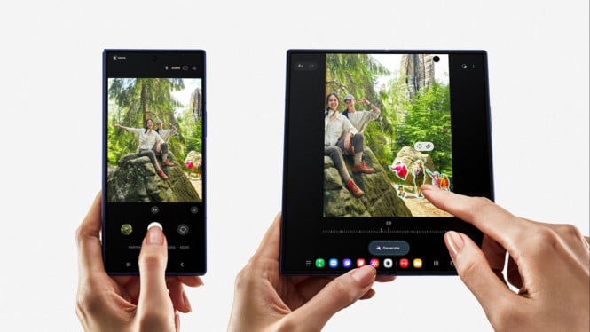 Samsung Galaxy Z Fold 7, Kamera Dalam Biasa: Siang Hari, Kamera Depan Luar: Tidak Ada Perubahan, Tapi…, Mode Potret: Bokeh yang Presisi, Hasil di Kondisi Minim Cahaya, Selfie dengan Kamera Utama: Perbandingan Akhir