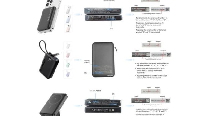 Anker Tarik 3 model Powerbank yang bahaya, Ini 3 Model Powerbank Anker yang Ditarik dari Pasar Indonesia, Penyebab Penarikan: Baterai Bisa Panas Berlebih dan Meleleh, Wajib Cek Nomor Seri Powerbank Anda, Cara Mengembalikan Powerbank yang Terdampak, Sudah Pernah Terjadi, Anker Juga Pernah Tarik Produk Serupa
