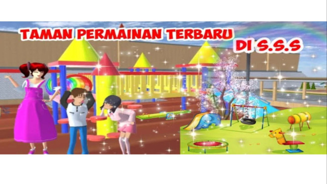 Taman Bermain di Sakura School Simulator