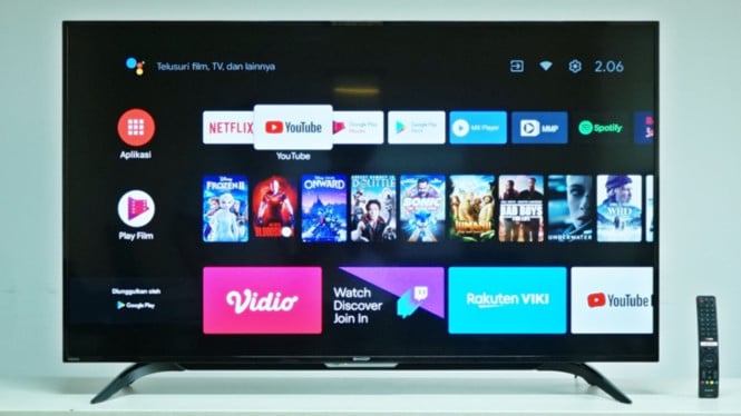 Tampilan Android TV