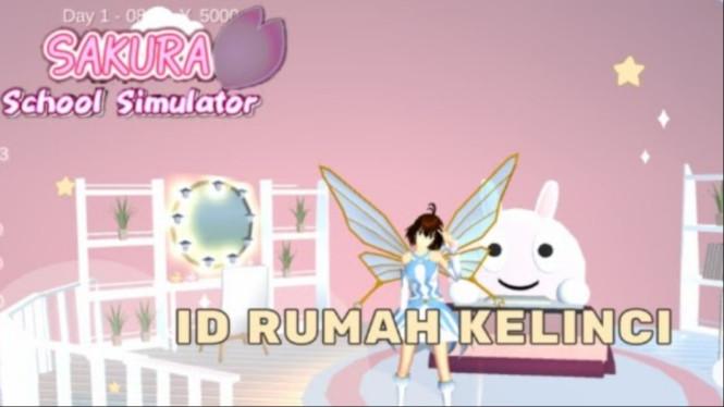 Rumah kelinci di Game Sakura