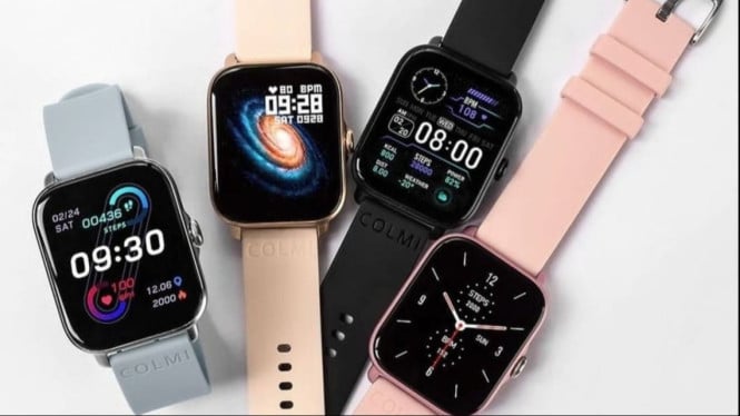 Ilustrasi Smartwatch Murah, Realme Watch 3, Haylou Solar Plus RT3, Redmi Watch 3 Active, ORAIMO Watch 4 Plus, VYATTA Fitme Soul