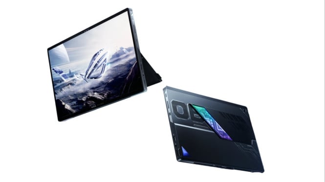 ASUS ROG Flow Z13 (2025)/tablet gaming, 1. Prosesor AMD Ryzen AI Max+ 395 dengan NPU 50 TOPS, 2. Teknologi Unified Memory hingga 64GB, 3. Layar ROG Nebula Display 2.5K 180Hz, 4. Sistem Pendingin Vapor Chamber Canggih, 5. Konektivitas Lengkap dan Desain Portabel, 6. Fitur AI dan Audio Imersif