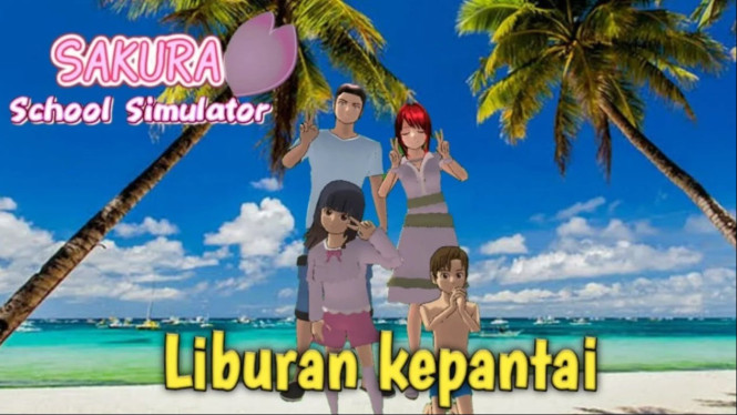 Lokasi Pantai Rahasia Sakura School Simulator