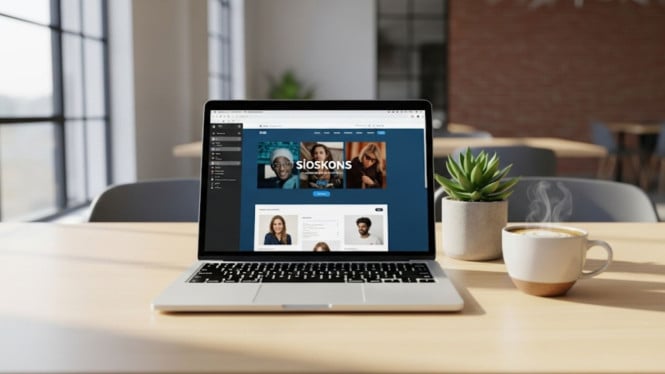 Ilustrasi laptop