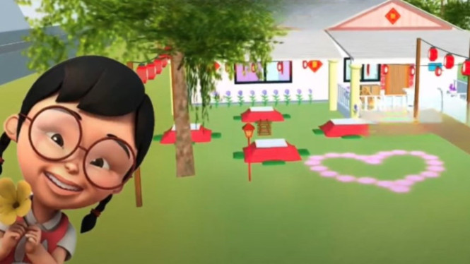 Rumah Mei Mei di Sakura School Simulator
