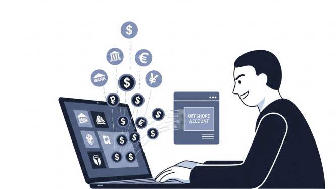 Ilustrasi ancaman siber dalam keuangan digital, Tantangan dan Peluang di Era Transformasi Digital, Indonesia Digital Bank Summit (IDBS) 2025, Mendorong UMKM dengan Ekosistem Digital Terpadu, AI sebagai Benteng Pertahanan Kolektif, Momen Penting bagi Ekosistem Keuangan Digital