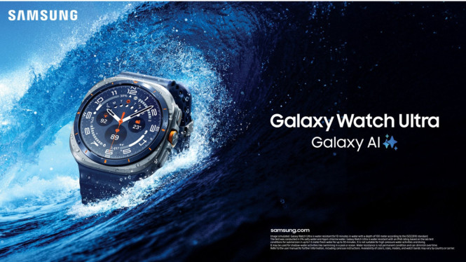 Galaxy Watch Ultra, Memori Jumbo untuk Kebebasan Aktivitas, Warna Baru Titanium Blue, Stylish di Segala Medan, Fitur Kesehatan Lebih Canggih dengan One UI 8, Partner Sehat dan Lifestyle Sehari-Hari