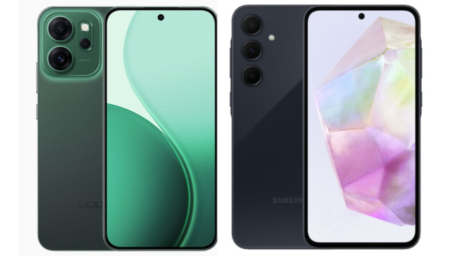 Oppo Reno 14F 5G vs Samsung Galaxy A35