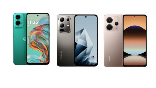 Reomendasi HP Gaming Kencang Harga 2 Jutaan, 1. Motorola Moto G45 5G, 2. Infinix Note 50X 5G Plus, 3. iQOO Z9X 5G, 4. POCO M7 Pro 5G, 5. Nubia Neo 3 GT 5G, 6. Tecno Pova 7 5G, 7. Nubia Neo 2 5G, 8. Redmi Note 14 5G