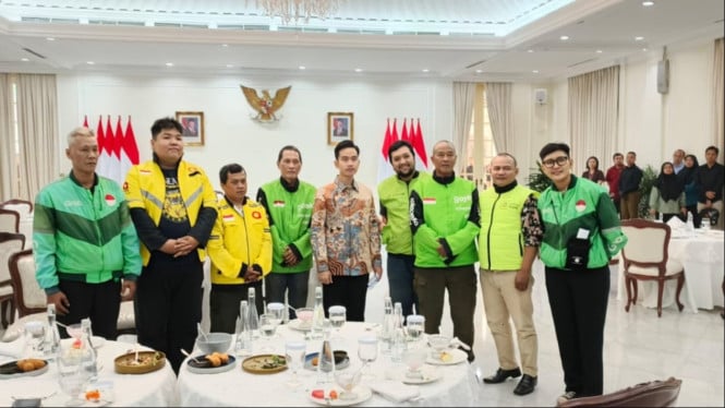 Wapres Gibran bertemu perwakilan ojol di Istana Wapres, Grab: Mitra yang Hadir Adalah Asli, Maxim: Mitra Resmi dan Terdaftar, inDrive: Pengemudi Aktif Sejak 2020, Dialog di Istana Wapres